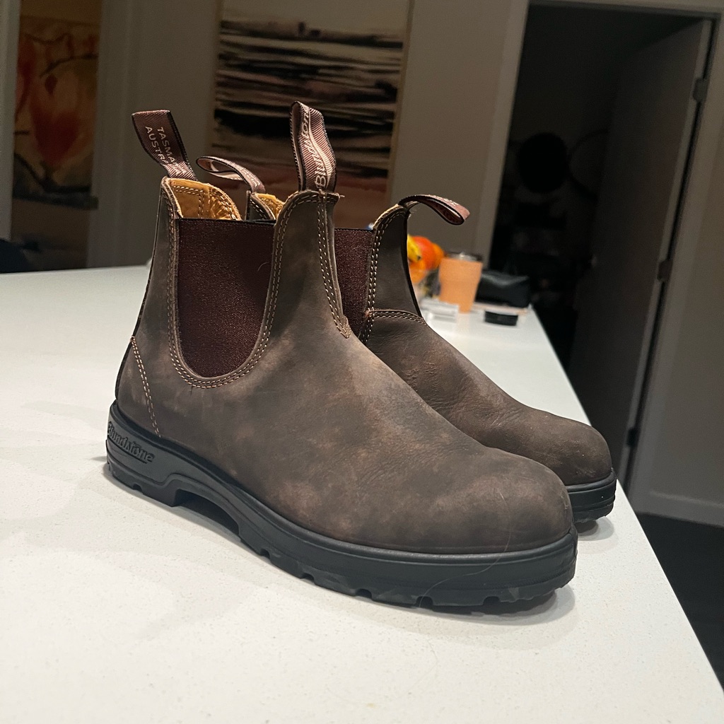 Blundstone Dark Brown Leather Boots New